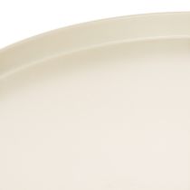 Artikel Dekorativ metalblomstertallerken, rund, 41 cm, borddisplay