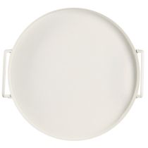 Artikel Bakke med praktiske håndtag, vintage-look, til alsidige dekorationsideer med blomster og naturmaterialer, 30 cm