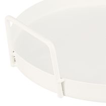 Artikel Bakke med praktiske håndtag, vintage-look, til alsidige dekorationsideer med blomster og naturmaterialer, 30 cm