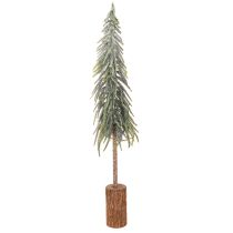 Artikel Kunstigt juletræ med fod, frostet, som vinterdekoration, 90 cm
