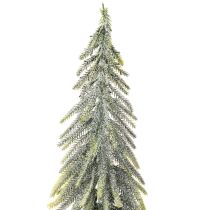 Artikel Kunstigt juletræ med fod, frostet, som vinterdekoration, 90 cm