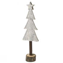 Artikel Juletræspynt filt stjernehjerte beige rød H21cm 4 stk