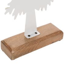 Artikel Dekorativt juletræ på træfod, borddekoration, jul, 46 cm