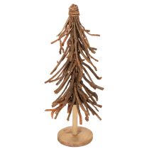 Artikel Juletræ lavet af pilegrene på en træbase, 48 cm