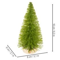 Artikel Kunstigt juletræ med træfod, lille, 16 cm, 6 stk.