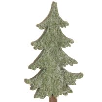 Artikel Dekorativt juletræ på pind til plantekasser og høje arrangementer, 45 cm, 6 stk.