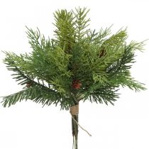 Artikel Deco grene julegrene Kunstige grangrene H31cm