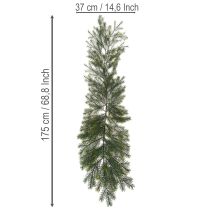 Artikel Kunstig dekorativ grangren til kreativ blomsterkunst, 175 cm