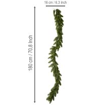 Artikel Kunstig gran-guirlande, grøn, til festlig dekoration, 180 cm