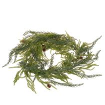 Artikel Kunstig fyrgrene-guirlande med kogler til adventsdekoration 218 cm