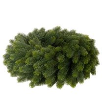 Artikel Kunstig grangrenkrans, grøn, rund, 50 cm