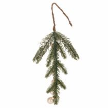 Artikel Kunstig grangren med hvide mini juletræskugler, 46 cm, 2 stk.