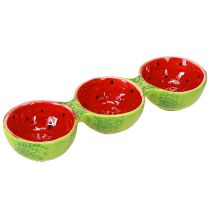 Artikel Tapas Sæt Vandmelon Dip skåle Keramik 8,5×28cm 1stk