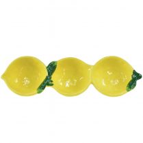 Artikel Tapas skåle keramisk citron bordpynt 28,5cm H4cm