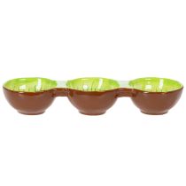 Artikel Keramisk skål med kiwi-motiv, sommerdekoration til stilfuld servering af tapas og snacks, 30 cm