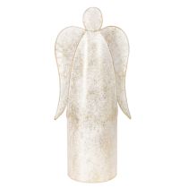 Artikel Englefigur lysestage, guld, til borddekoration, 50 cm