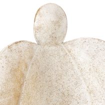 Artikel Englefigur lysestage, guld, til borddekoration, 50 cm