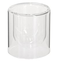 Artikel Fyrfadsstage Glaslanterne Klar Ø7,5cm H8cm 4 stk