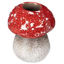 Artikel Dekorativ svampe, fluesvamp, fyrfadsstage som borddekoration, 9 cm