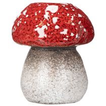Artikel Dekorativ svampe, fluesvamp, fyrfadsstage som borddekoration, 9 cm
