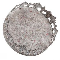 Artikel Fyrfadsstage til indstik vintage Ø7cm H7,5cm grå 4 stk