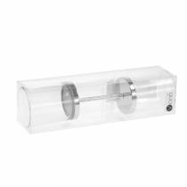 Artikel Lysestage til tilstopning af metal/glas Ø6,5cm H19cm 2 stk