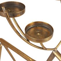 Artikel Fyrfadsstage metal hjorte dekorativ lysestage H44,5cm