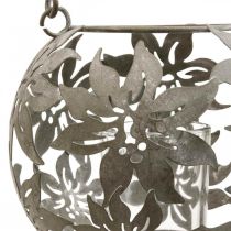 Artikel Vind let metal hængende dekoration dekorativ lanterne grå Ø14cm H13cm
