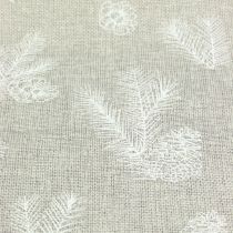Bordbånd med granmotiv grå 20 cm 5m