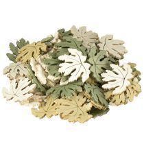 Artikel Borddekoration efterårsspredt dekoration trædekoration ahornblad 4cm 72 stk