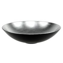 Bordpynt skål sølv Ø28cm plast