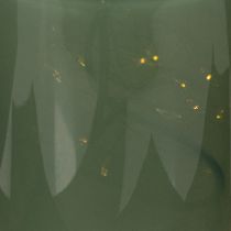 Artikel LED-bordlampe med blomstermønster til stilfuld stuebelysning, 23 cm