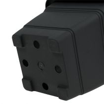 Artikel Potte “Nora” 23cm x 23cm H18,5cm antracit 1 stk.