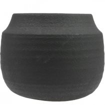 Artikel Plantekasse Sort Keramik Urtepotte Ø23cm H19,5cm
