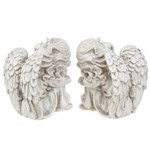 Artikel Siddende dekorativ figur af sørgende engel cremefarvet 6,5×5×7,5 cm 2 stk.