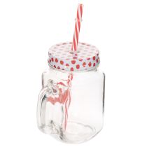 Artikel Drikkeglas med låg og hank Ø7cm H13,5cm