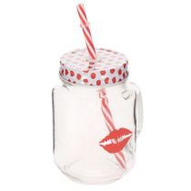Artikel Drikkeglas med låg og hank Ø7cm H13,5cm