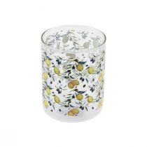 Artikel Drikkeglas citron og oliven glas middelhavs Ø8cm H10cm