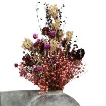 Artikel Tørrede blomster lilla kløver halm blomster hør dild 35cm 150g