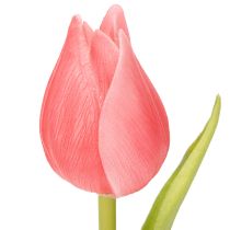 Artikel Tulipanblomst af høj kvalitet som en naturtro kopi til bordvaser, 21 cm, 6 stk.