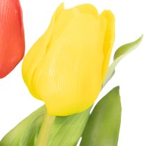 Artikel Kunstige tulipaner, rustik forårsdekoration til enhver bordvase, 30 cm, 7 stk.