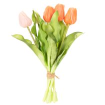 Artikel Kunstige tulipaner til forårsdekoration, stue og køkken, med naturtro udseende, 30 cm, 7 stk.