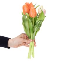 Artikel Kunstige tulipaner til forårsdekoration, stue og køkken, med naturtro udseende, 30 cm, 7 stk.