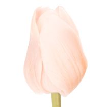 Artikel Kunstig tulipanbuket, farverig, realistisk dekoration, høj kvalitet til hjemmet, 43 cm, 7 stk.