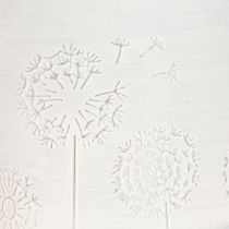 Artikel Plantekasse Mælkebøtte Urtepotte Hvid Ø9,5cm H11cm