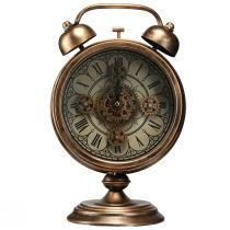 Artikel Ur med romerske tal vintage metal bronze Ø22cm