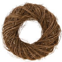 Artikel Elm dekorativ krans lavet af grene, naturlig elm krans Ø40cm