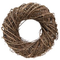 Artikel Elm-krans dekorativ krans naturbrun Ø23–25cm H6,5cm 2stk.