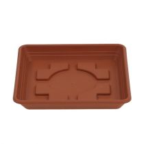 Artikel Coaster Lara firkantet 20cm x 20cm terracotta, 1 stk