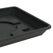 Artikel Coaster Lara firkantet 25cm x 25cm antracit 1 stk